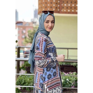 Moda Çizgi Tesettür Elbise
