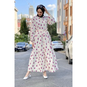 Moda Çizgi Tesettür Elbise