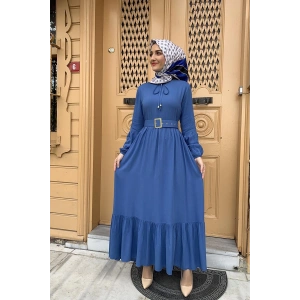 Moda Çizgi Tesettür Elbise