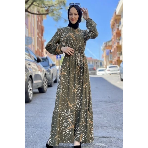 Moda Çizgi Tesettür Elbise