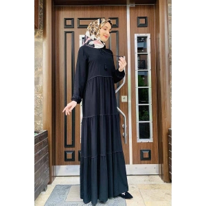 Moda Çizgi Tesettür Elbise