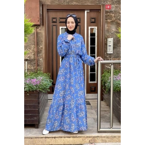 Moda Çizgi Tesettür Elbise