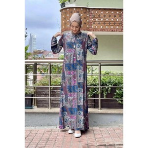 Moda Çizgi Tesettür Elbise