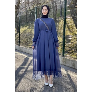 Moda Çizgi Tesettür Elbise