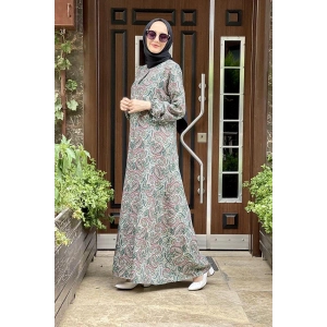 Moda Çizgi Tesettür Elbise
