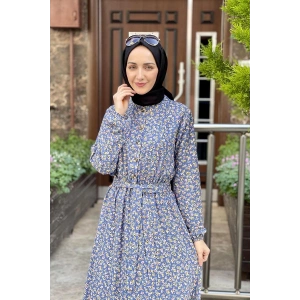 Moda Çizgi Tesettür Elbise