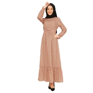 Moda Çizgi Tesettür Elbise