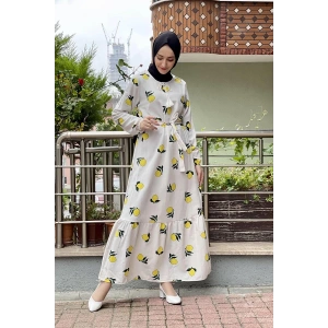 Moda Çizgi Tesettür Elbise