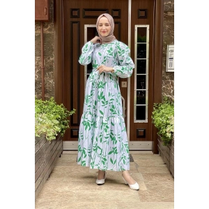 Moda Çizgi Tesettür Elbise