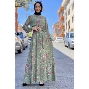 Moda Çizgi Tesettür Elbise