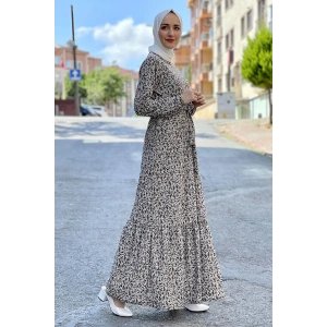 Moda Çizgi Tesettür Elbise