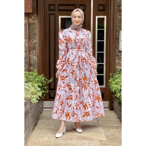 Moda Çizgi Tesettür Elbise