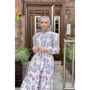 Moda Çizgi Tesettür Elbise