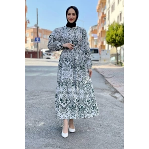 Moda Çizgi Tesettür Elbise