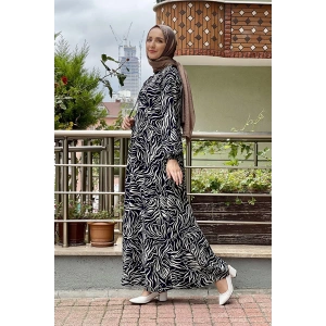 Moda Çizgi Tesettür Elbise