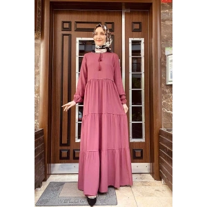 Moda Çizgi Tesettür Elbise