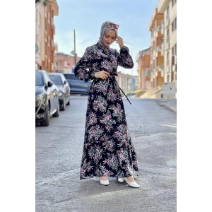 Moda Çizgi Tesettür Elbise