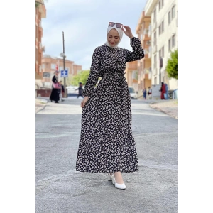 Moda Çizgi Tesettür Elbise