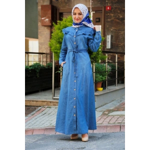 Moda Çizgi Tesettür Elbise