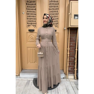 Moda Çizgi Tesettür Elbise