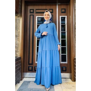 Moda Çizgi Tesettür Elbise