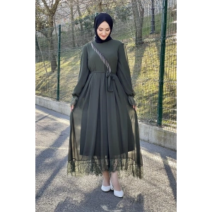 Moda Çizgi Tesettür Elbise