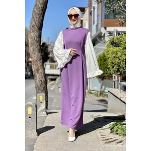 Moda Çizgi Tesettür Elbise