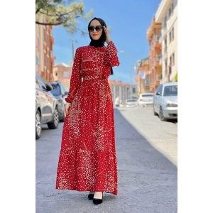 Moda Çizgi Tesettür Elbise