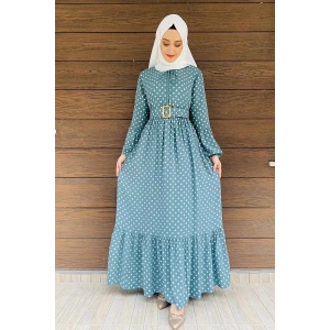 Moda Çizgi Tesettür Elbise