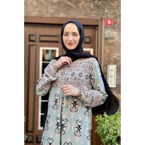 Moda Çizgi Tesettür Elbise