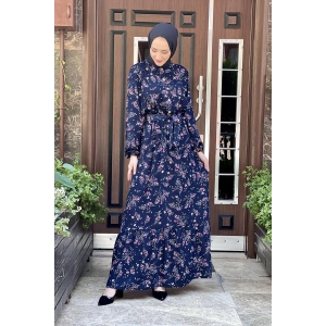 Moda Çizgi Tesettür Elbise