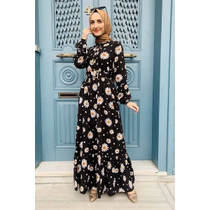 Moda Çizgi Tesettür Elbise