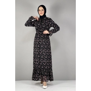 Moda Çizgi Tesettür Elbise