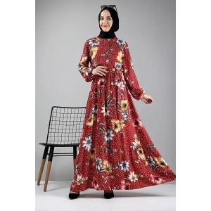 Moda Çizgi Tesettür Elbise