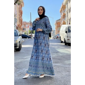 Moda Çizgi Tesettür Elbise