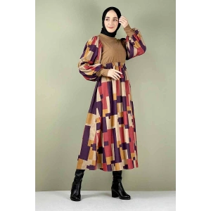 Moda Çizgi Tesettür Elbise
