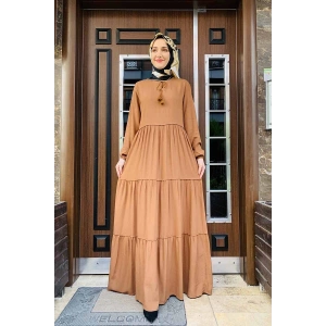 Moda Çizgi Tesettür Elbise