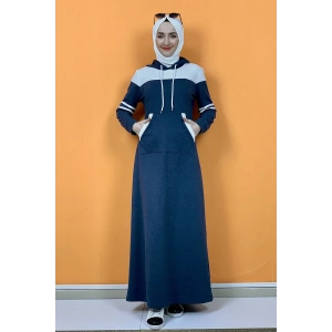 Moda Çizgi Tesettür Elbise