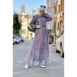 Moda Çizgi Tesettür Elbise