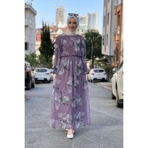 Moda Çizgi Tesettür Elbise