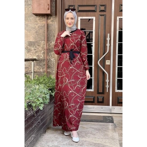 Moda Çizgi Tesettür Elbise