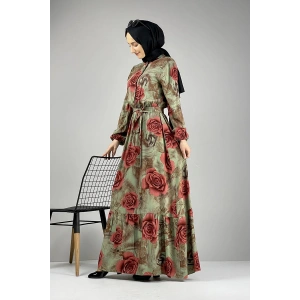 Moda Çizgi Tesettür Elbise