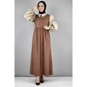 Moda Çizgi Tesettür Elbise