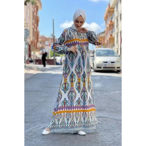 Moda Çizgi Tesettür Elbise