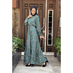 Moda Çizgi Tesettür Elbise