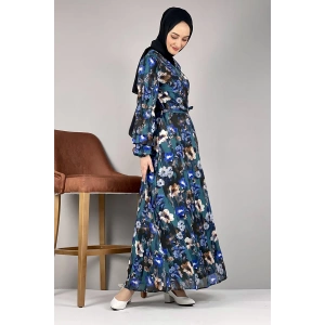 Moda Çizgi Tesettür Elbise