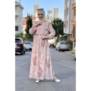 Moda Çizgi Tesettür Elbise