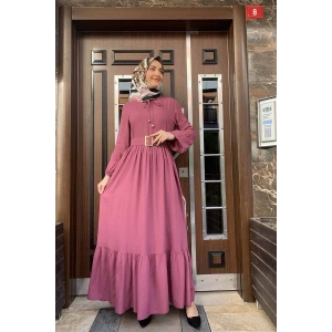 Moda Çizgi Tesettür Elbise