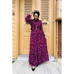 Moda Çizgi Tesettür Elbise