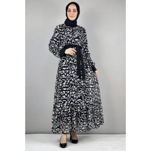 Moda Çizgi Tesettür Elbise